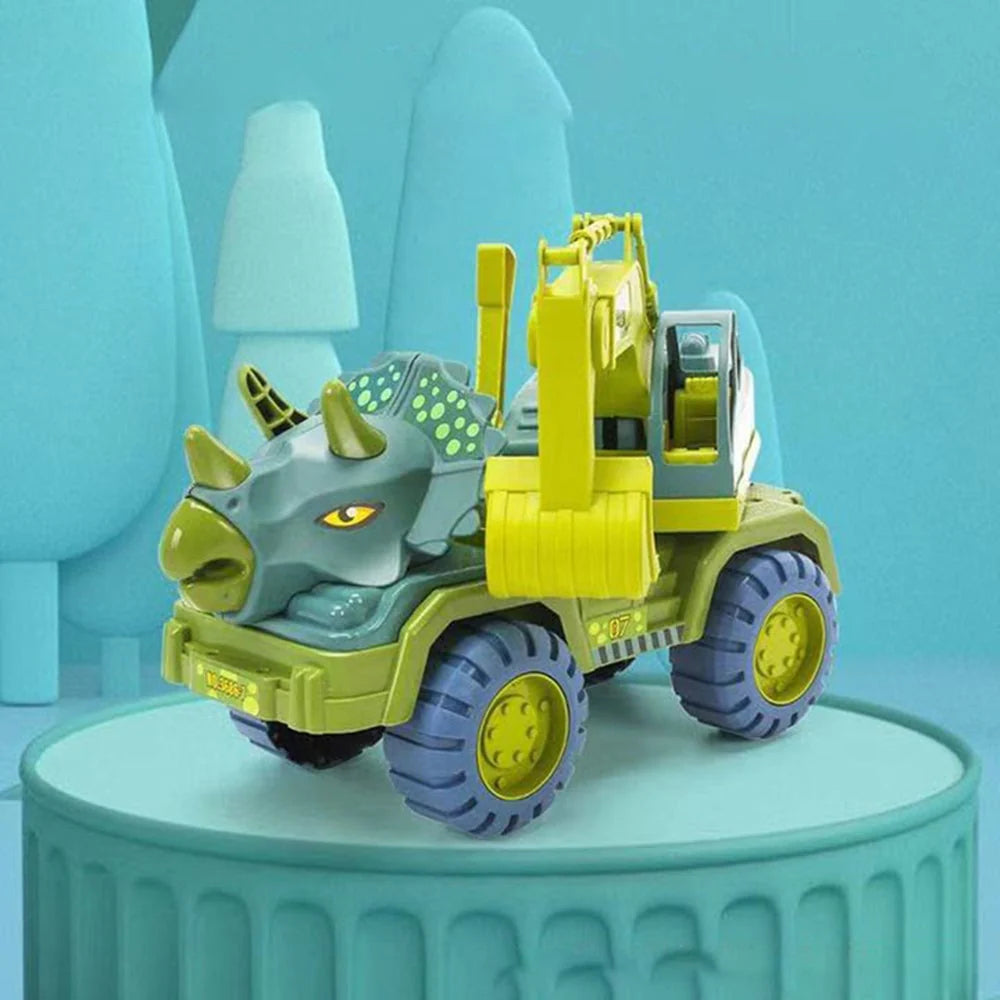 🔥Christmas super sale (Buy 1 and get a 12-piece dinosaur kit) - Dinosaur Engineering Vehicle